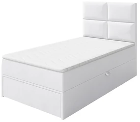 Kontinentálna posteľ Hudson Lux 1, Strana: ľavá, Rozmer postele: 90x200 cm, Farby: Muna 10