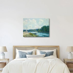 Obraz - Alfred Sisley, The Banks of the Oise, reprodukcia (70x50 cm)