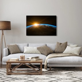 Obraz planéty Zem z vesmíru (90x60 cm)