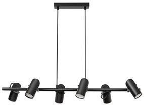 Rabalux 73045 - Luster na lanku MAXIMILIAN 6xGU10/25W/230V