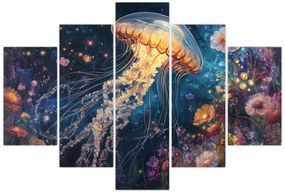 Obraz - Magická medúza (150x105 cm)