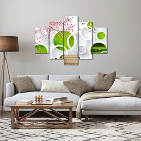 Obraz - Mólo nad jazerom (150x105 cm)