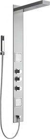 Mexen Savio, sprchový panel 3-funkčný, chrómová, 7605-03-00