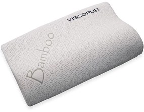 VISCOPUR Anatomický vankúš VISCOPUR® bamboo profilovaný - 30x50 cm | akce 1+1 (2ks)