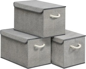 Set stohovateľných boxov RFB050GD01 (3 ks)