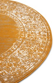 Hanse Home Collection koberce Kusový koberec Gloria 105518 Mustard kruh - 160x160 (priemer) kruh cm