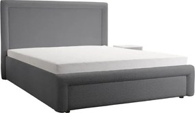 Dizajnová čalúnená posteľ ABRIAMO, 200x160, sivá (Abriamo 7)