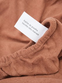 Froté plachta 140 × 200 cm - terakota