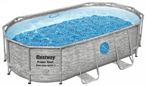 Bazén 427 cm x 250 cm x 100 cm Power Steel Swim Bestway- 56714