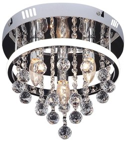 Rabalux 2236 - Krištáľový prisadený luster PALLAS LED/20W/230V + 3xE14/40W