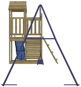 Vonkajšia súprava na hranie impregnovaná borovica