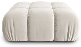 Micadoni Bellis čalunený ottoman - Biela