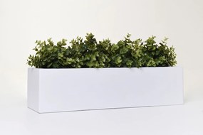 Balkónový hrantík FLOBO, sklolaminát, šírka 60 cm, biely mat