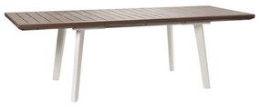 Keter Záhradný stôl Harmony rozkladací biely / cappuccino