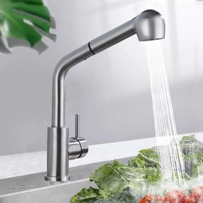 Rea Troy, stojanková kuchynská batéria 34 cm, oceľová, REA-B6301