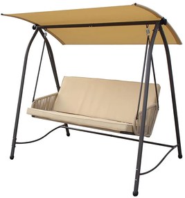 Záhradná hojdačka béžová