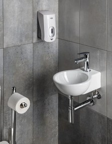 Aqualine Aqualine, EMIKO Dávkovač tekutého mydla na zavesenie 1000ml, biely, 1319-73