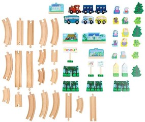 Drevená železnica „Prasiatko Peppa“  (100395689)
