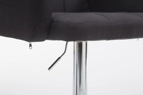 Barová stolička DS1038899 látka - Čierna