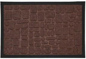 Vonkajšia rohožka Simple Brown, 60x40 cm