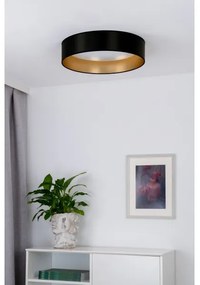 Duolla - LED Stropné svietidlo ROLLER LED/24W/230V pr. 45 cm čierna/zlatá