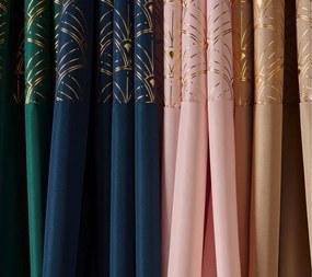 Elegantný biely vzorovaný záves 140x250 cm