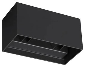 Ideal Lux - LED Vonkajšie nástenné svietidlo ATOM LED/25W/230V IP54 čierna