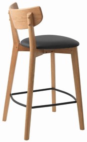 Barová stolička z dubového dreva Unique Furniture Pero