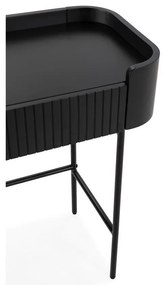Čierny konzolový stolík 40x120 cm Willa – MOME