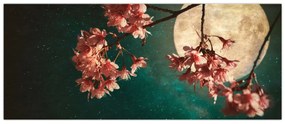 Obraz - Sakura v splne (120x50 cm)