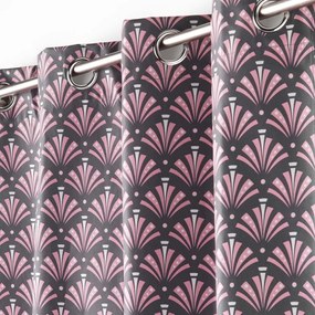 Ružovo-sivý zatemňovací záves z mikrovlákna 135x260 cm Surya – douceur d'intérieur