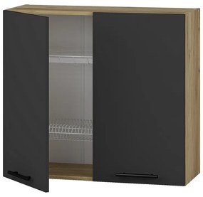 Horná skrinka Vento GC-80/72, dub kraft / antracit