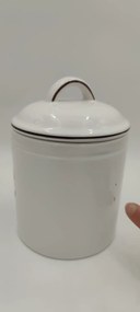 Zeller Present 2. akosť - Keramická dóza na cesnak, s vekom, biela CERAMIC, 880ml