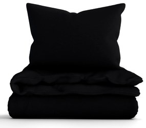 Bavlnené obliečky Renforcé – Jasmine čierna