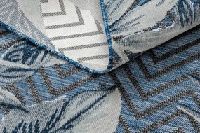 Dywany Łuszczów, Kusový koberec Botanic 65242 Feathers navy – na von aj na doma, 176x270, modrá, chodba / predsieň