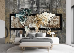 Gario Fototapeta Vintage štýl mapa sveta Materiál: Vliesová, Rozmery: 300 x 210 cm