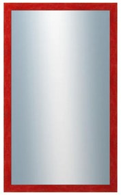 DANTIK - Zrkadlo v rámu, rozmer s rámom 60x100 cm z lišty RETRO červená (2534)