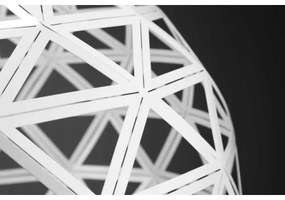 Luster na lanku FROZEN 1xE27/60W/230V pr. 50 cm biela