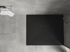 Mexen Hugo, SMC obdĺžniková sprchová vanička 130 x 100 cm, čierna matná, 42701013