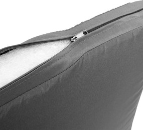 Sada zahradního nábytku MAGNOLIA černá/šedá