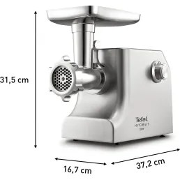 Tefal - Mlynček na mäso 8v1 2200W/230V strieborná