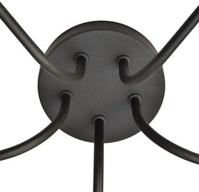 Luster ADAMANT 5xE27/15W/230V čierna