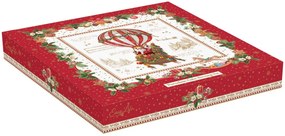 Vianočný podnos na tortu s lopatkou 32cm