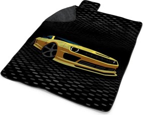 Sablio Plážová deka Chevrolet Camaro Bodky: 200x140 cm