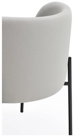 Svetlosivé kreslo Teulat Mogi