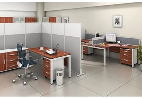 Samostatný paraván CF, textilný/MDF, 1200 x 1200 mm