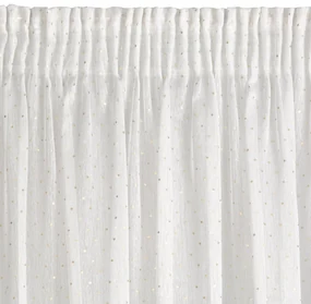 ZÁCLONA NA PÁSKE SIBEL 300X250 CM BIELA