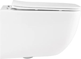 BPS-koupelny Závesná WC misa so SoftClose sedadlom HYD-6836, biela