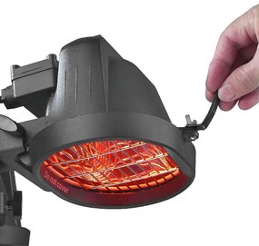 Infražiarič EUROM PARASOL 1500, čierna