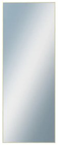 DANTIK - Zrkadlo v rámu, rozmer s rámom 60x160 cm z lišty Hliník zlatá lesklá (7001001)
